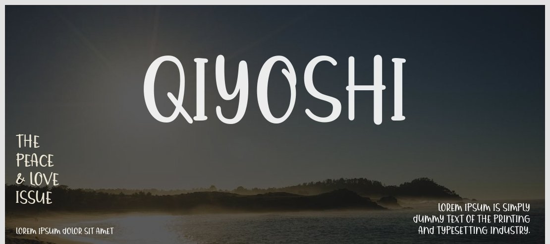 Qiyoshi Font Family