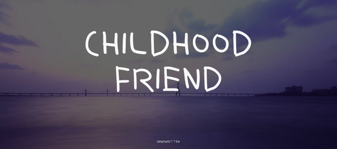 Childhood Friend Font