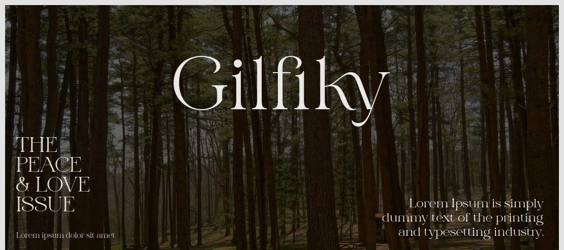 Gilfiky Font