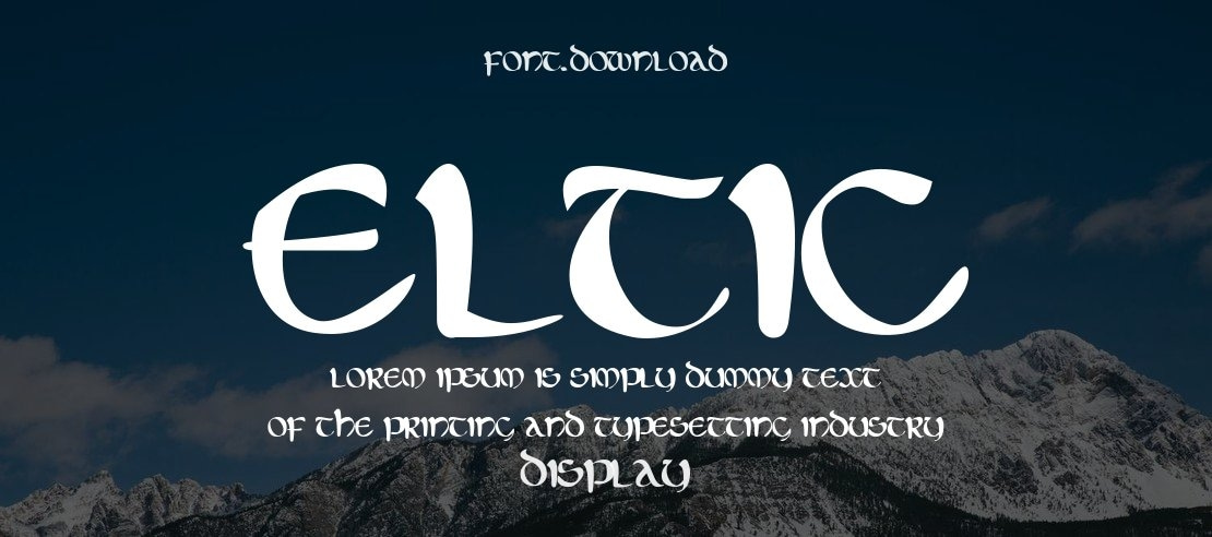 Eltic Font