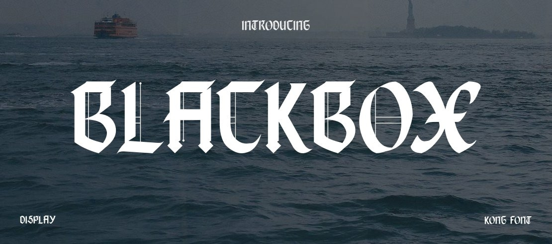 Blackbox Font