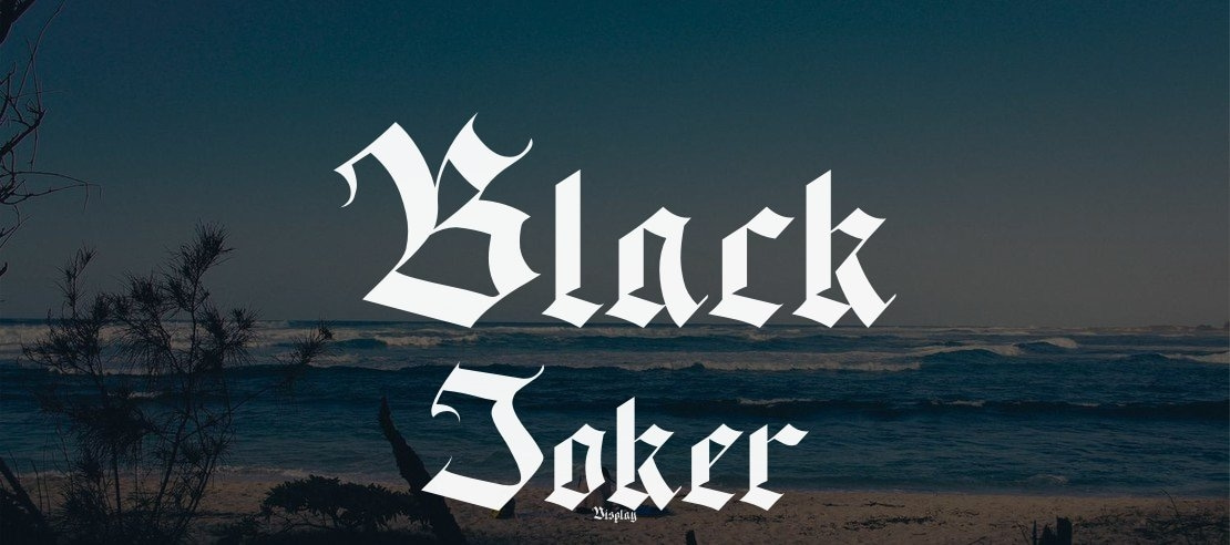 Black Joker Font