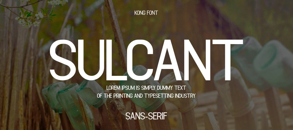 Sulcant Font Family