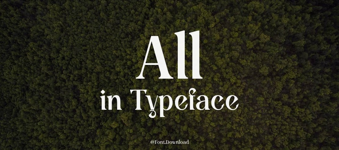 All in Font