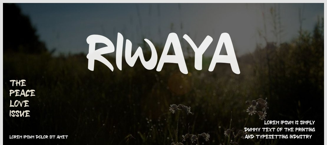 Riwaya Font