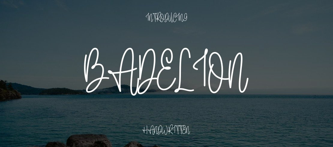 Badelion Font