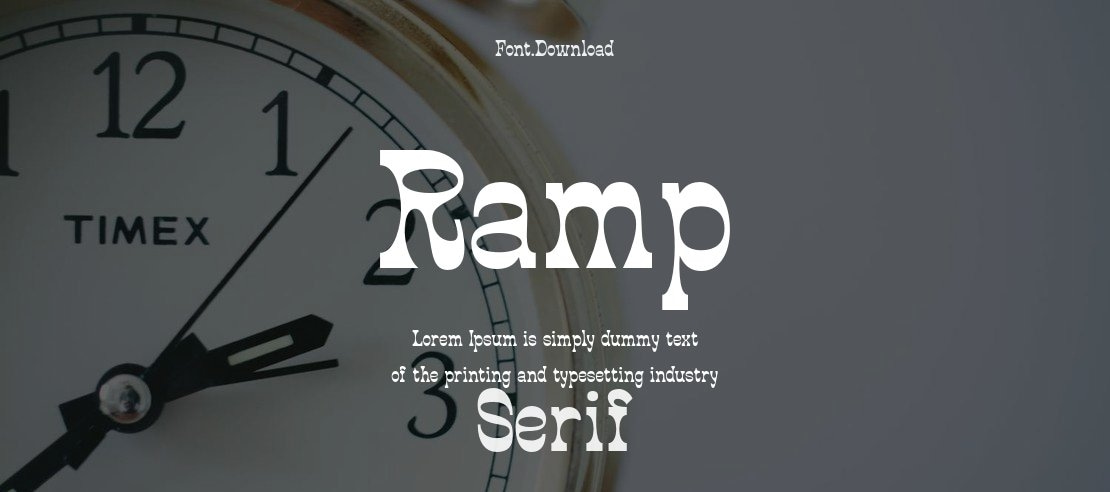 Ramp Font