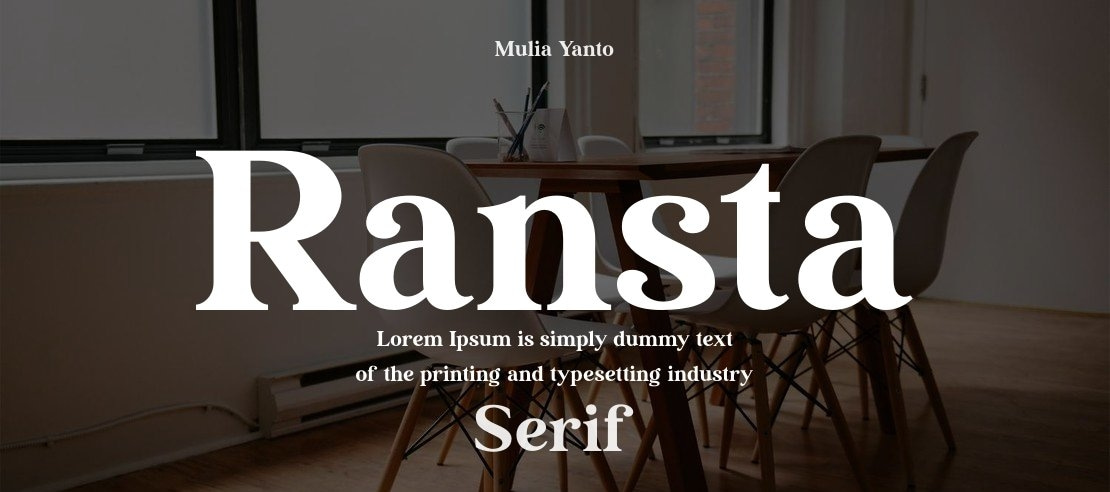 Ransta Font