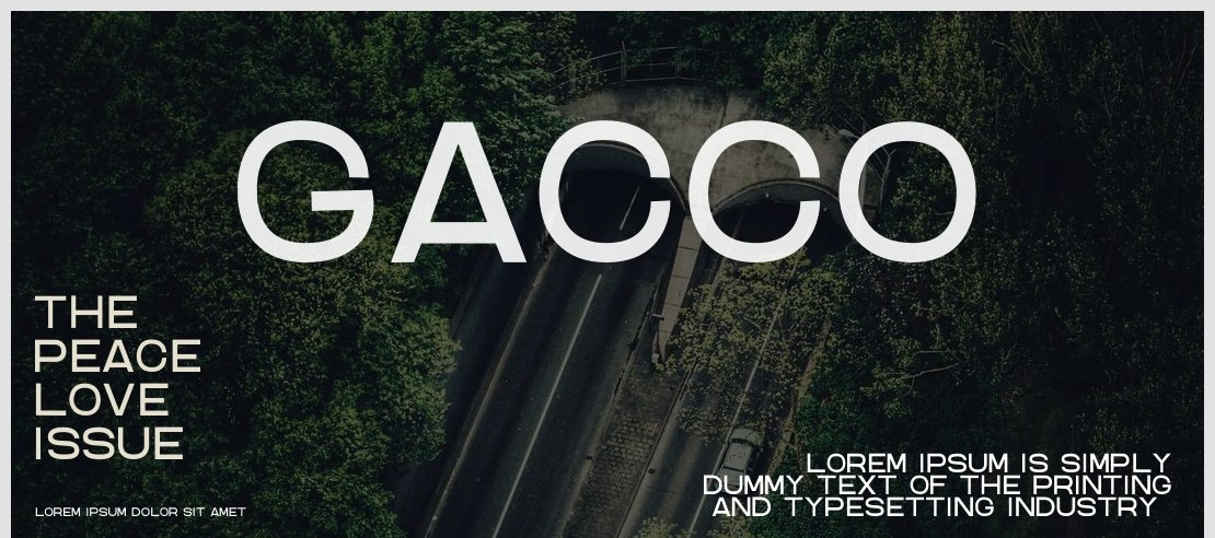 GACCO Font