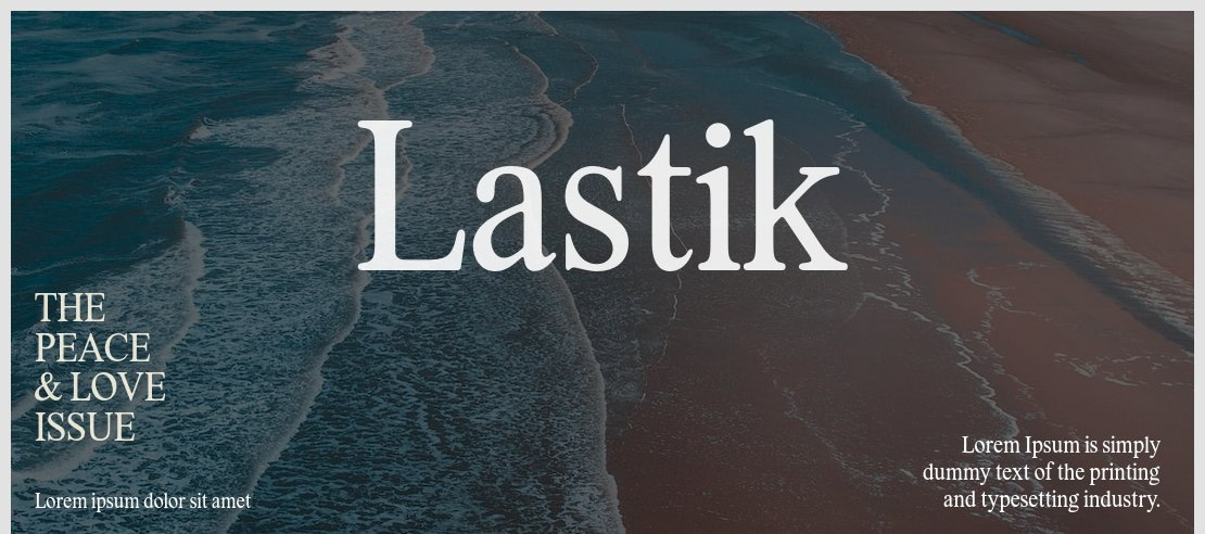 Lastik Font