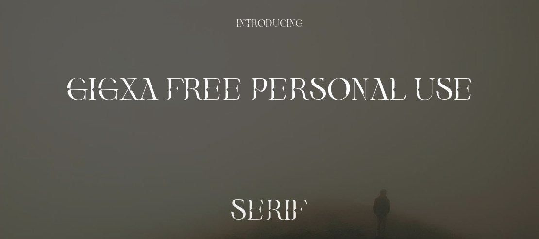 Gigxa Free Personal Use Font