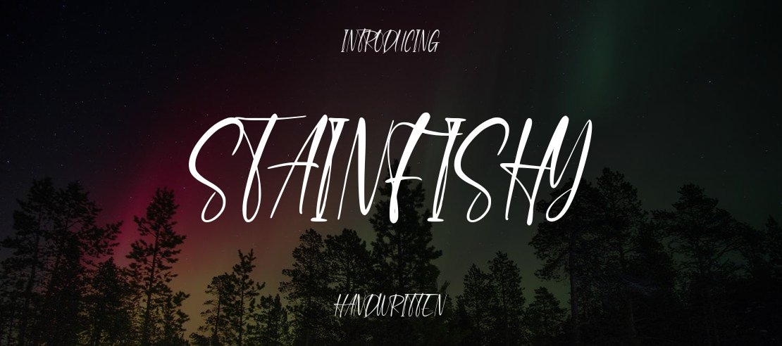 Stainfishy Font