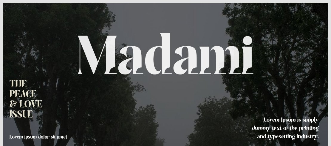 Madami Font