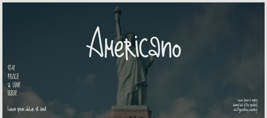 Americano Font