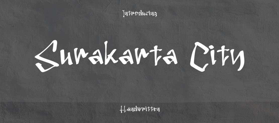 Surakarta City Font