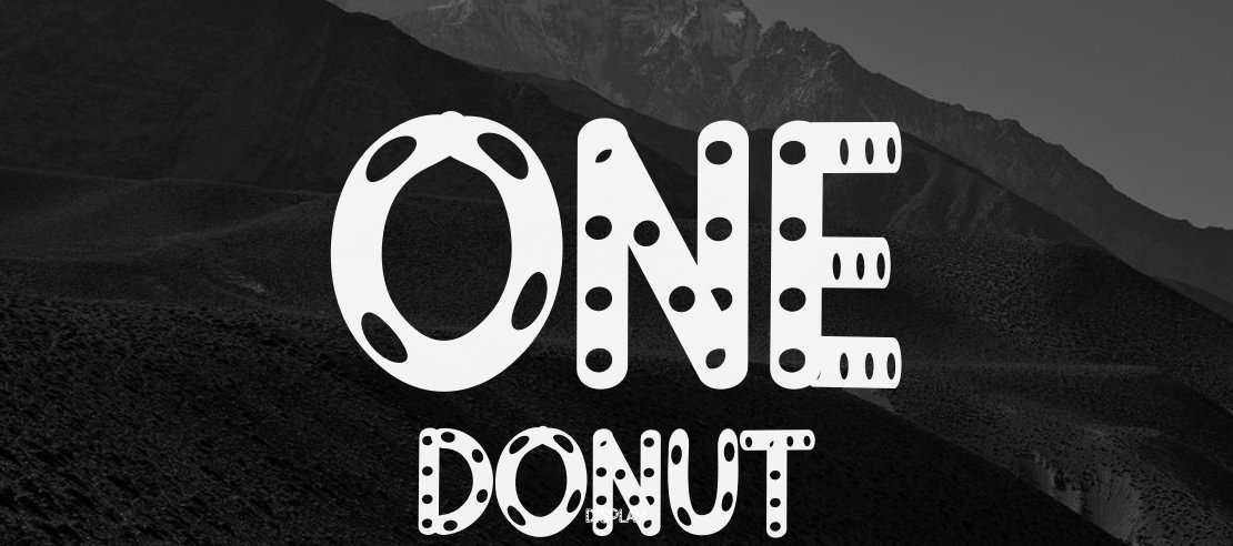 One Donut Font