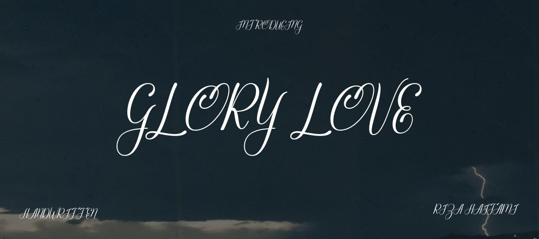 Glory love Font