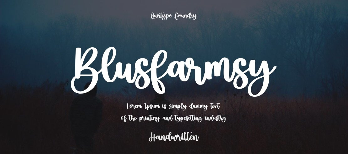 Blusfarmsy Font