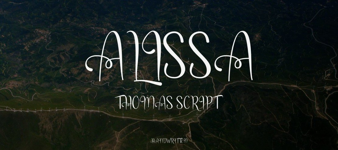 Alissa thomas Script Font