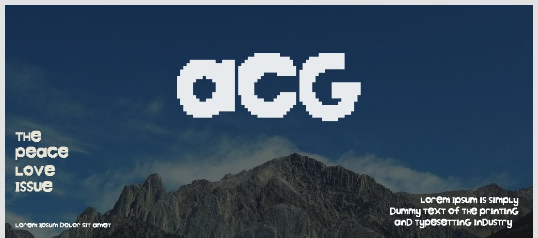 ACG Font