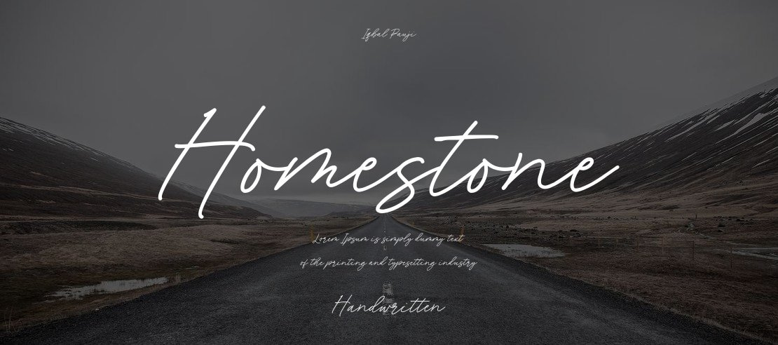 Homestone Font