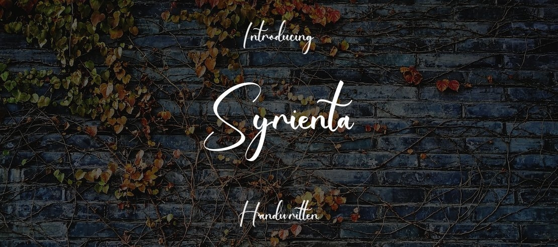 Syrienta Font