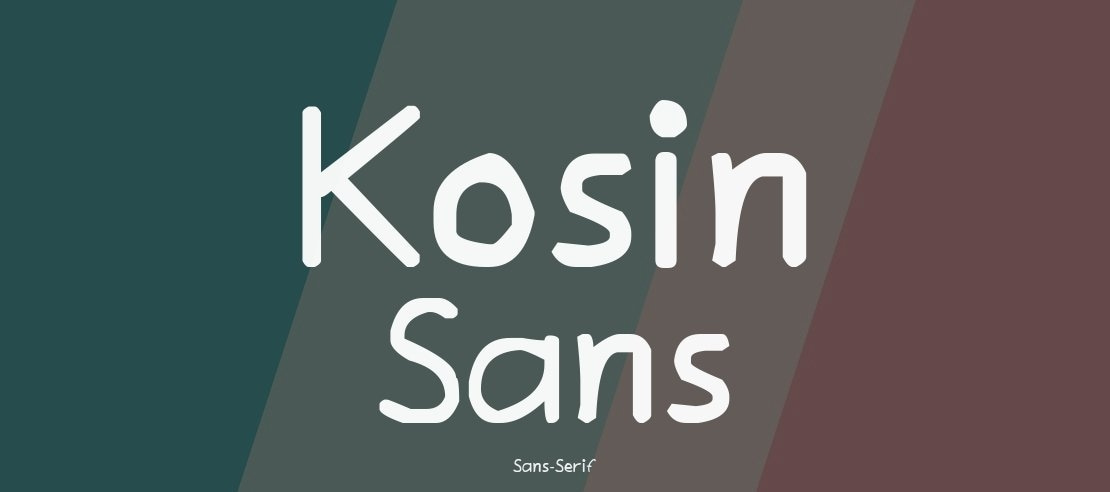 Kosin Sans Font