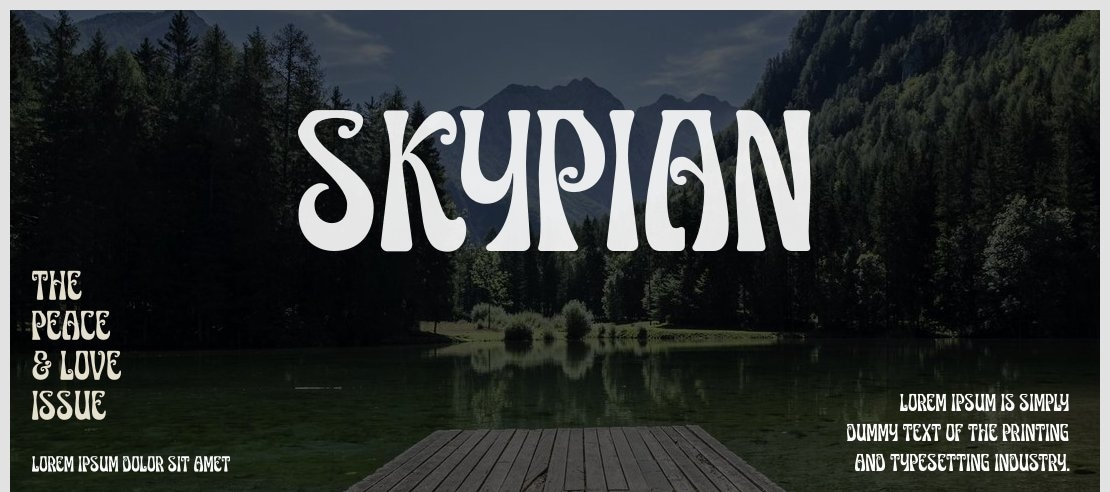 SKYPIAN Font