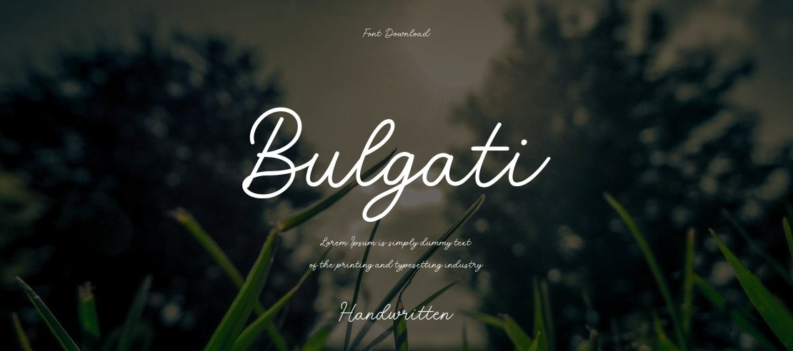 Bulgati Font