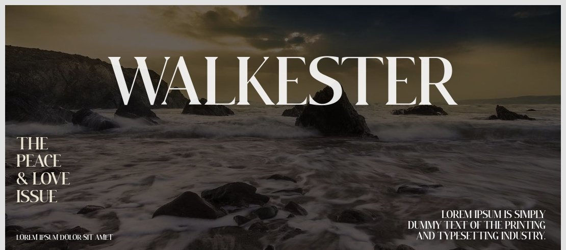 Walkester Font