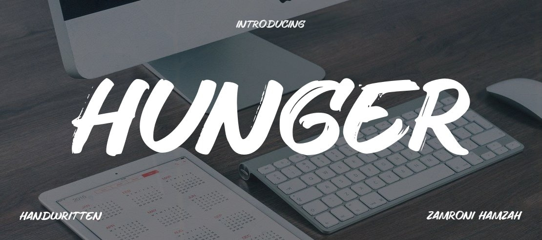 Hunger Font