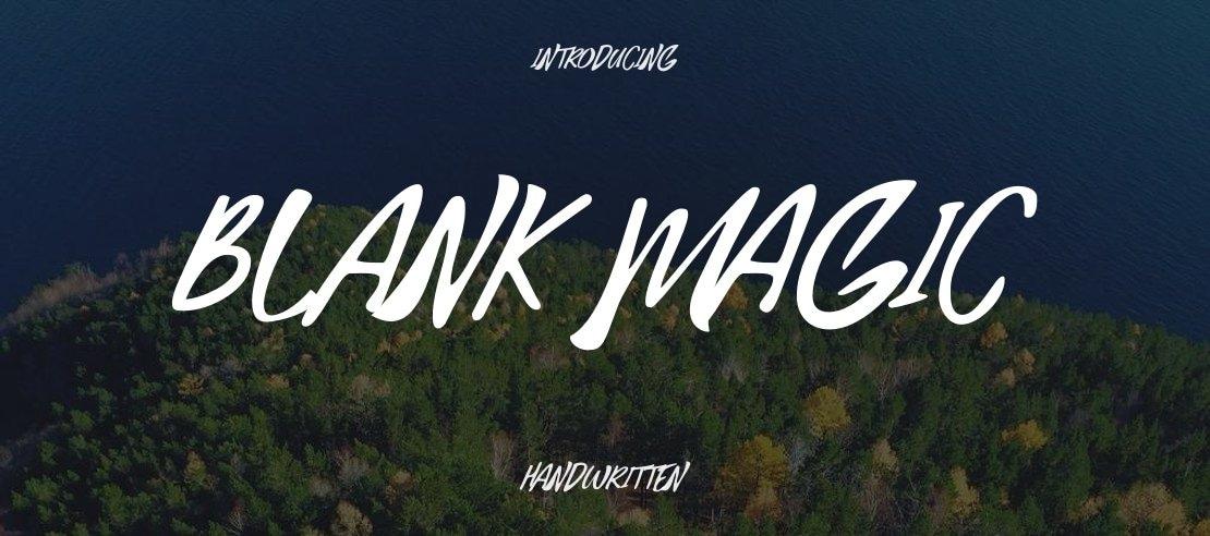 Blank Magic Font