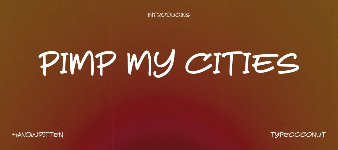 Pimp My Cities Font
