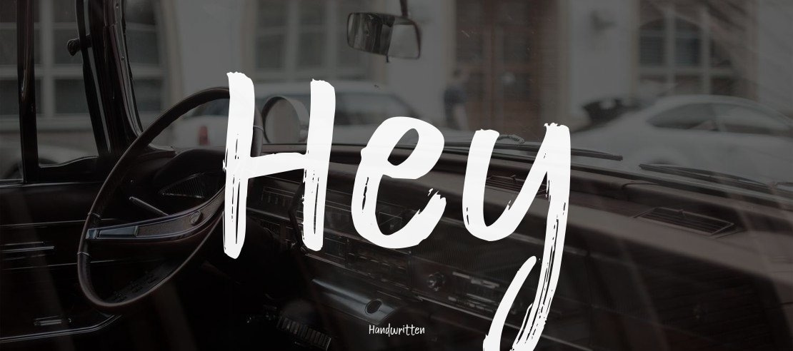 Hey Brush Font