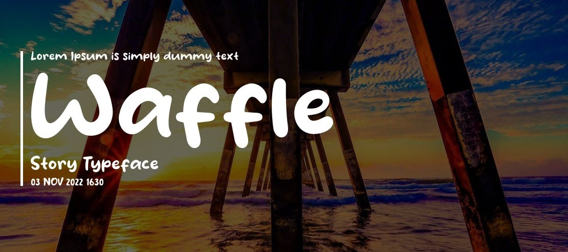 Waffle Story Font