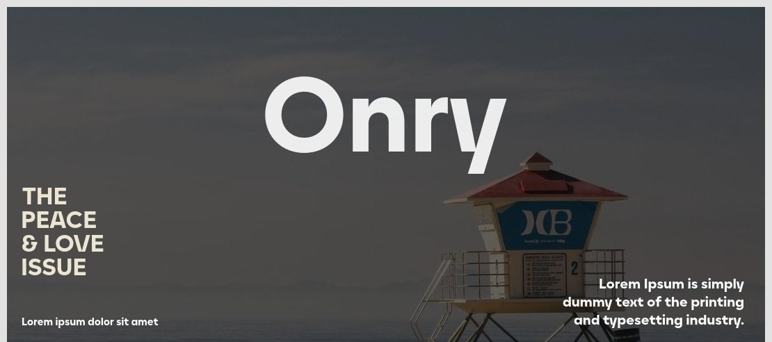 Onry Font