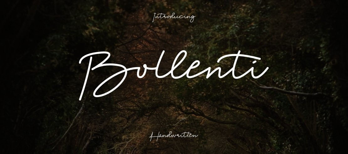 Bollenti Font