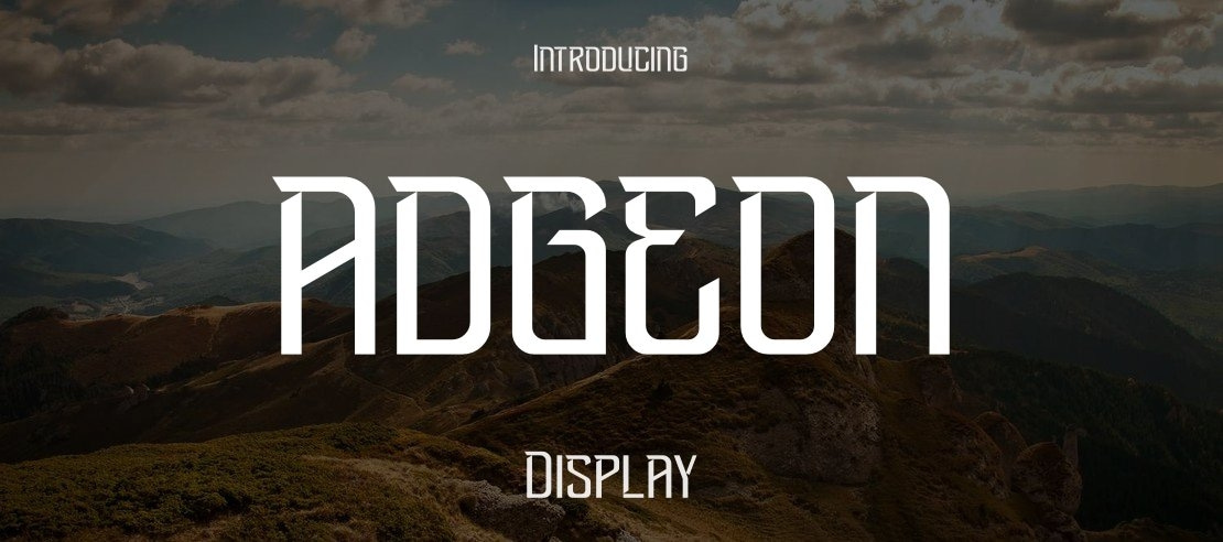 ADGEON Font