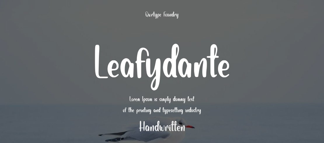 Leafydante Font