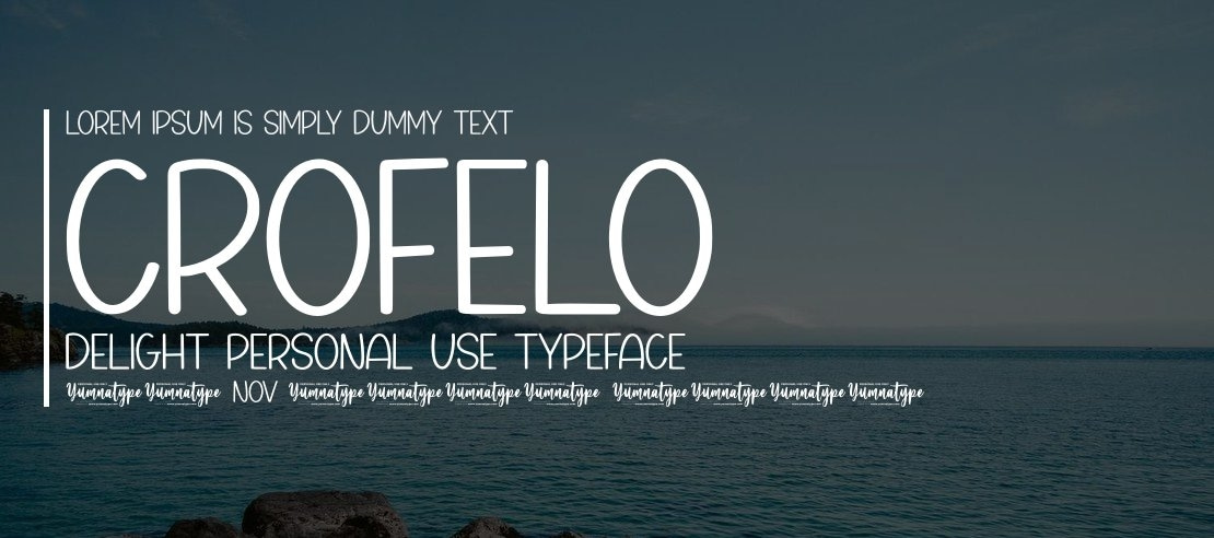 Crofelo Delight Personal Use Font