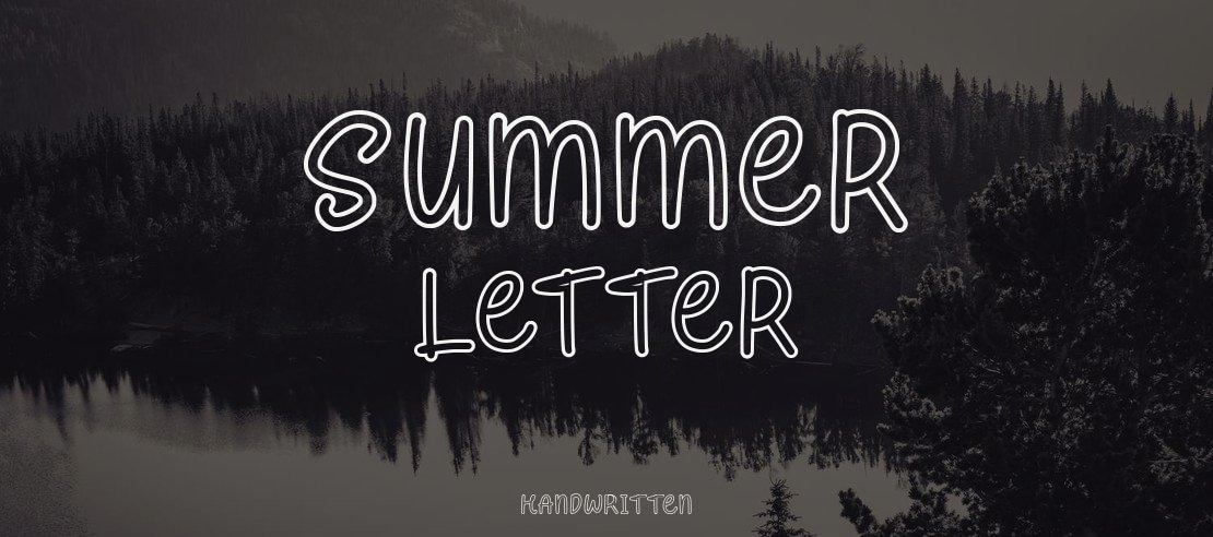 Summer Letter Font