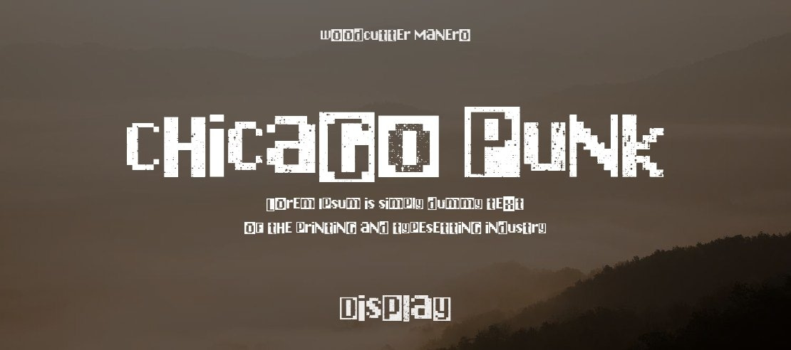 Chicago Punk Font