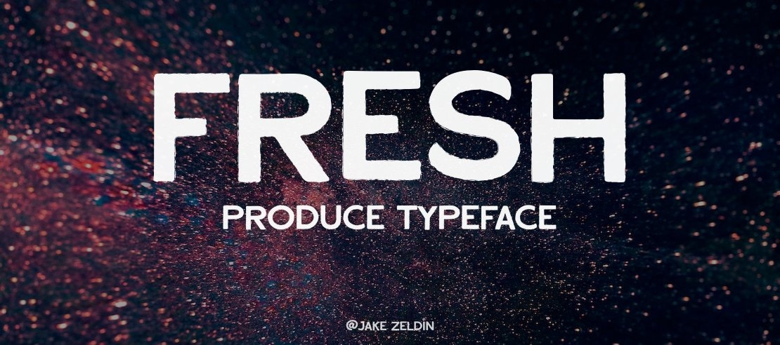 Fresh Produce Font