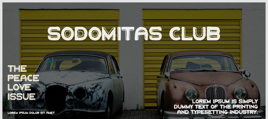 Sodomitas Club Font