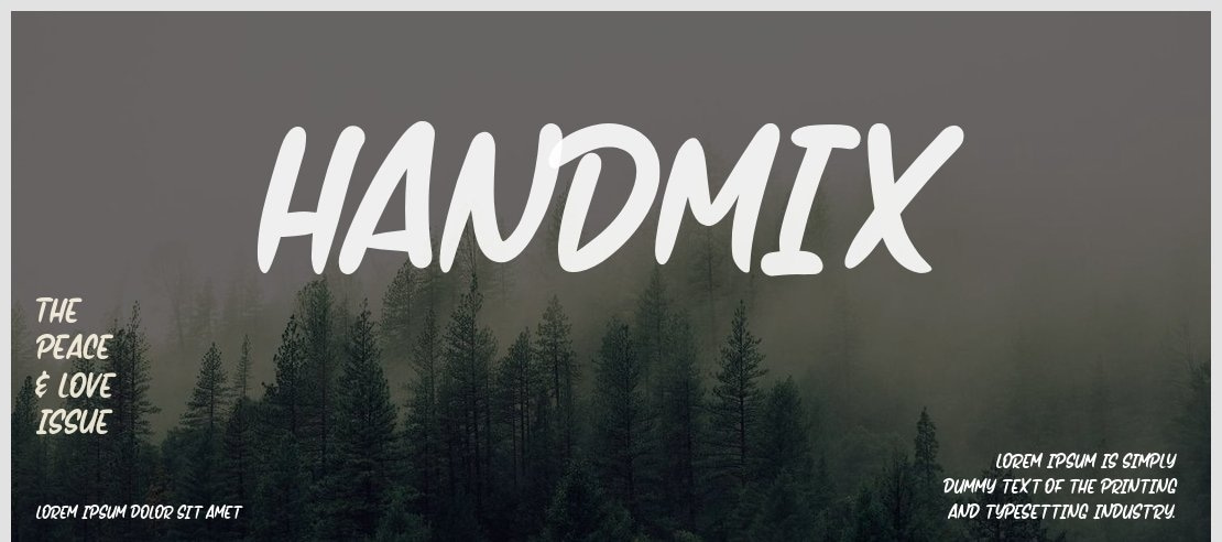 Handmix Font Family