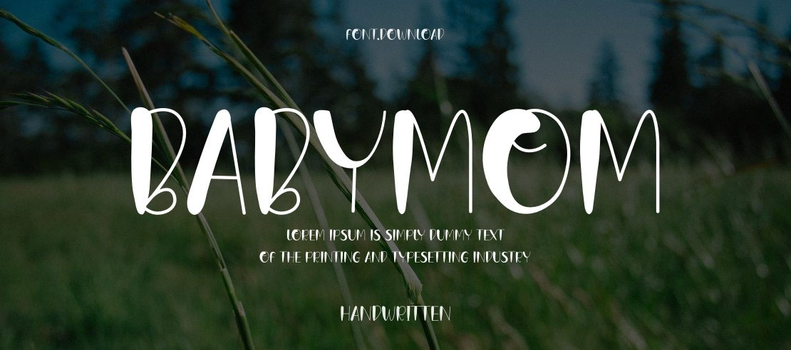 Babymom Font