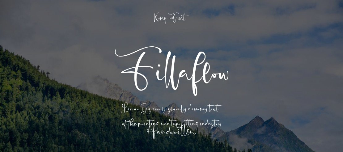 Fillaflow Font