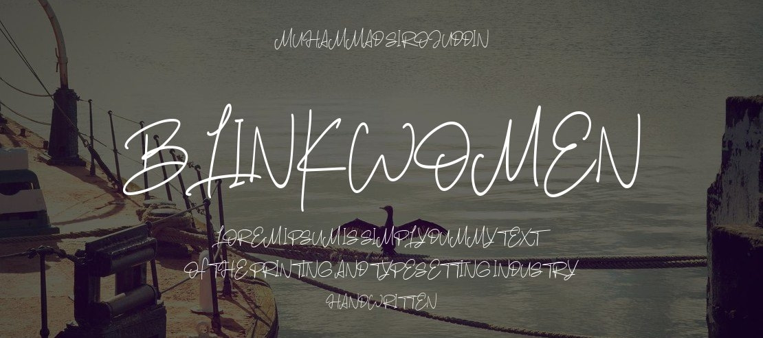 Blinkwomen Font