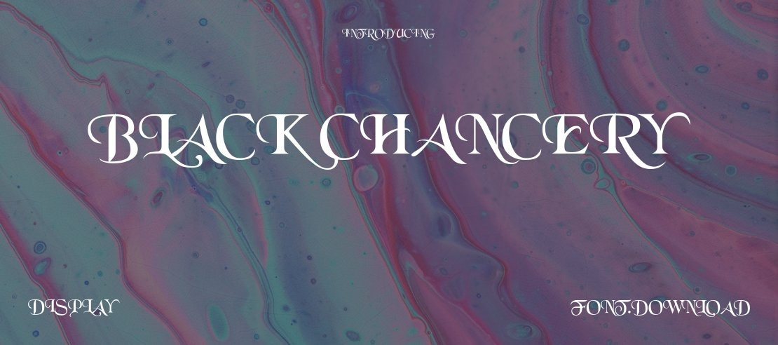 Black Chancery Font