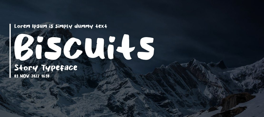 Biscuits Story Font